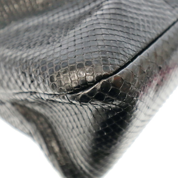 Gucci Handbag Python Leather Black - Picture 13 of 13